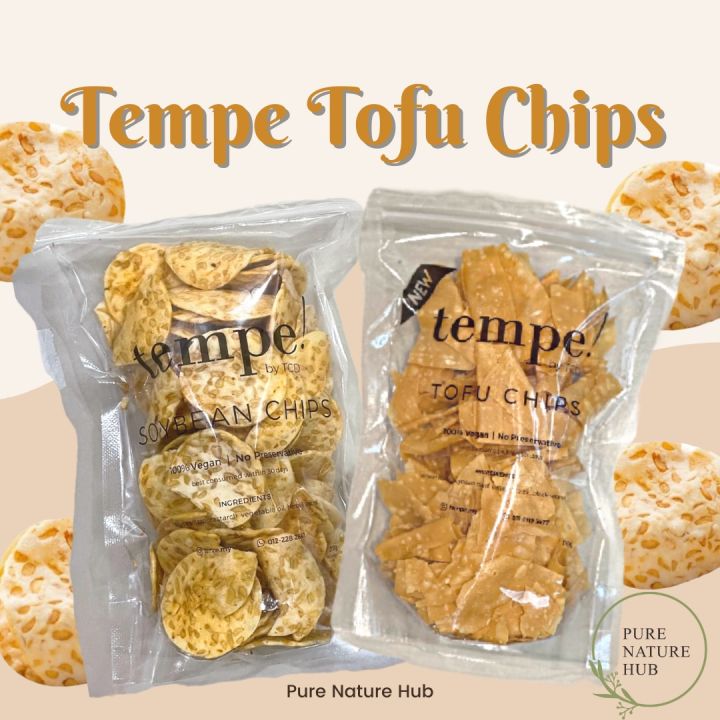 Tempe Tofu Chips Healthy Soybean Snacks for Diet Kerepek Tempe Biskut Tempe Chip by TCD 天贝脆片健康零食 Biskut