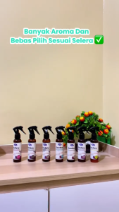 Bed Linen Spray Anti Bacterial / Pengharum Ruangan Essential Aromatheraphy by FIX