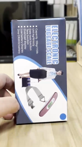 Portable Handheld Electronic LCD Luggage Scale Travel Luggage Digital Weighing Scales - (Fashion Styles)