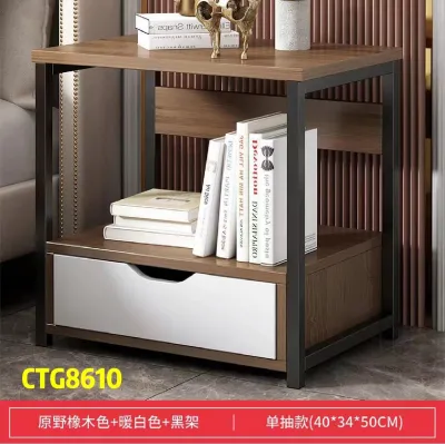 Bedside Cabinet Assembly Furniture 3 Drawers 45*35*50cm