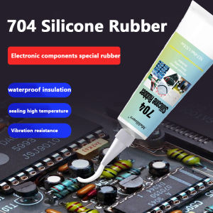 704 Soft Adhesive Silicone Rubber High Temperature Resistant Waterproof Sealing Insulation Gel Electronic Components Adhesive