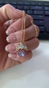 Rapunzel Accessories Gift Rapunzel Crown Charm Necklace For Women Girls Gold Plated Princess Crown Necklace Wedding Geek Jewelry