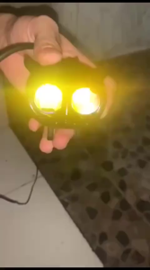 Waterproof Mini Driving Light Motorcycle Light Dual Colors 6000k Led Motorcycle Auxiliary Light