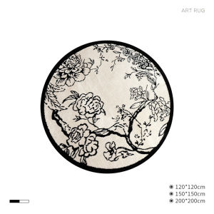 Keecy | Light French Style Round Carpet