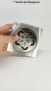 Floor Drain Stainless Steel Saringan Got 100 x 100 x 1mm YS