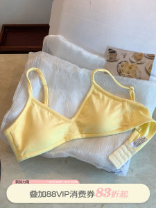 Thin Summer Breathable Non-Slip Triangle Bra No Steel Ring