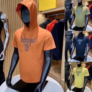 Áo Thun Hoodie In Kỹ Thuật Số cho Nam