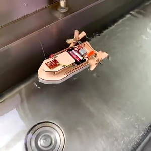 [Lập Trình Nhúng A-Z][1] Đồ Chơi STEM - Bộ Lắp Ghép Cano thuyền Bằng Gỗ