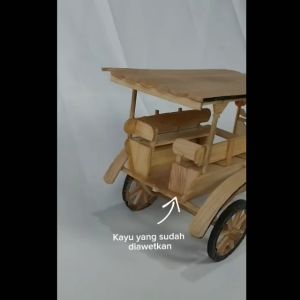 Miniatur Delman / Kado mainan anak unik/ souvenir unik / Dekorasi meja ruang tamu