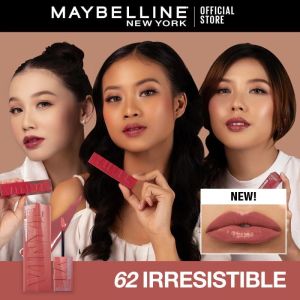 MAYBELLINE Superstay Vinyl Ink 4.2 ml - Shiny Pigmented Liquid Lipstik Lipstick Make Up Lipcream Longlasting Waterproof Tahan Lama 16 Jam Lipstik Lipgloss Lipbam Liptint
