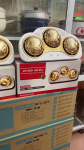 Đèn sưởi máy sưởi phòng tắm Camac 2 bóng 3 bóng