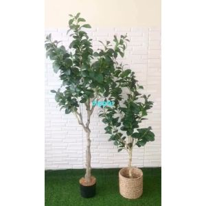 Tanaman Hias Pohon Artificial Kacang T130 & T170 Latex Cover Pot Eceng Gondok Dekorasi Cafe Aesthetic