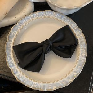 Fashionable Satin Hair Clips Butterfly Knot Side Bangs Hair Accessories Simple Stylish Hair Grips Jojo Wang Original Design