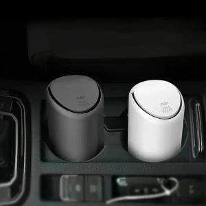 Silicone Car Trash Can Dust Case Holder Rubberized Auto Organizer Storage Box Accessory - Vehicle Interior Waste Bin