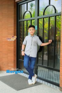 2-14T Boy Set Morgan by Kakadede Baju Pakaian Setelan Kemeja Anak Laki laki Cowok Cowo Junior Celana Jeans