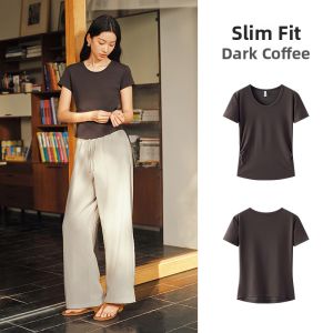 Semir | Cool Feeling Slim Fit Round Neck Short Sleeve T-Shirt for Women