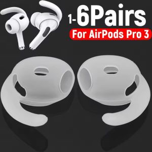 Silicone Ear Tips for AirPods Pro 3 Bluetooth Earbuds Ultra-Thin Anti-Slip Anti-Dirt Ear Tips iPhone In-Ear Sports Ear Hooks