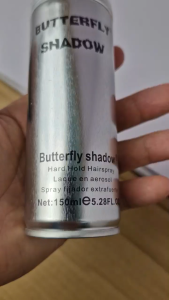 Keo xịt tạo kiểu tóc cứng Butterfly Shadow 150ml