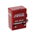 Creative Retro Coca-Cola Toothpick Holder Automatic Vending Machine Shape Personalized Press Toothpick Tube Storage Organizer. 