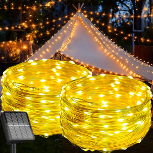 Outdoor LED Solar Chtistmas Garland Lights Waterproof 8Modes for  Garden Patio Balcony Yard Xmas Party Decor Solar String Lights