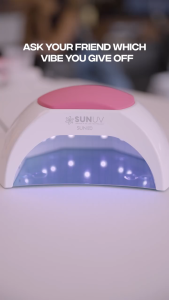 เครื่องเป่าเจล SUNUV Sun2C กำลังไฟ 48 วัตต์ เครื่องเป่าเจลขัดเงา เล็บโคมไฟ LED 48 วัตต์