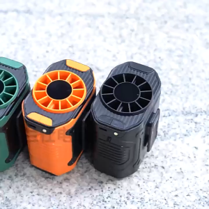 K809 10000mAh Multifunctional Portable Waist Fan 5 /100 Speed Adjustable Wind With Powerbank and LED Light Up to 40H