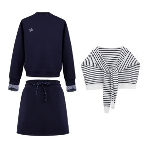 PEIZIXUAN | College Style Short Stature Friendly Hoodie Dress