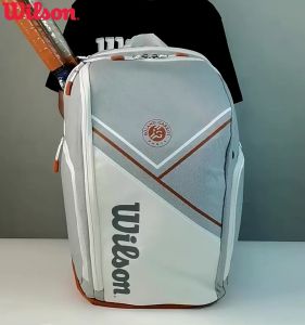 WILSON Roland Garros Tour French Open Tennis Backpack Bag - Tas Tenis Bahan Polyester Berkualitas Ruang Penyimpanan Multifungsi Stabilisator Punggung Yang Dapat Disesuaikan - Lazada