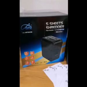 PAPER SHREDDER MACHINES MICRO CUT 5PCS 15LITTERS WITH 1YEARS WARRANTY ANT PAPER SHREDDER ANT-S515M