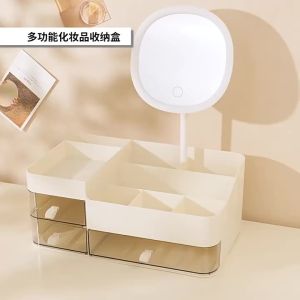 Hộp Đựng Mỹ Phẩm Cao Cấp Có Ngăn Kéo Đựng Sản Phẩm Chăm Sóc Da Son Môi Cọ Trang Điểm Giải Pháp Lưu Trữ Trang Điểm Để Bàn