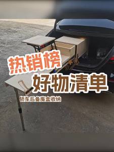 YIMUJIZHU | Custom Pull-out Slide Rear Trunk Organizer for Sedan