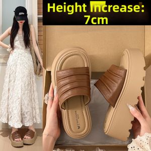 DINGMUYI | Height Increasing Platform Sandals 7cm