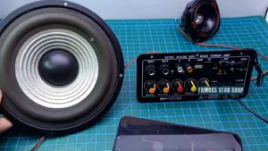 Board Amplifier Karaoke Audio Bluetooth USB FM Radio TF Player Subwoofer AC-DC Fitur Komplit