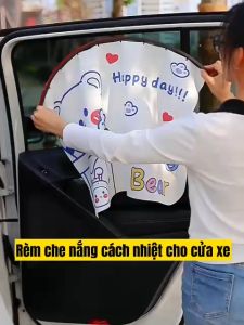 Rèm che nắng cách nhiệt chống tia UV cho bé che nắng cửa trước chống nóng cửa sau