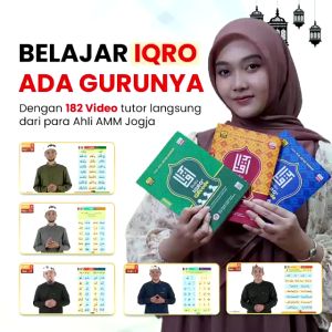 Buku Iqro Edisi Millenial - Buku IQRA MILENIAL Transliterasi Latin FULL COLOR - Al Qosbah