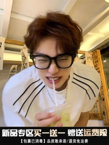 Shoulder Padded Loose Fit Mens T-Shirt Short Sleeve Summer Design Trendy Brand Cleanfit American Style Half Sleeve Body T-Shirt