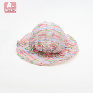 Korean Style Baby Sun Protection Hat Summer Thin Fisherman Cap Newborn Sun Hat Adjustable Wide Brim Casual round Top Cap