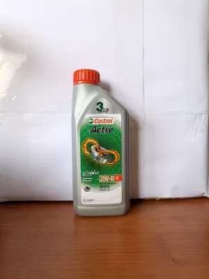 [100% ORIGINAL GENUINE] CASTROL ACTIV 4T ESSENTIAL(NEW) ACTIV 4T 20W-40