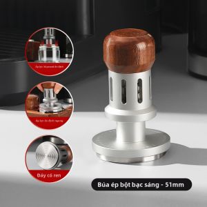 MONGDIO | Dụng Cụ Nén Cà Phê Áp Suất Hằng Định Tự Phản Hồi 51mm