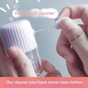 Eyekan Invisible Glasses Cleaning Device Portable and Cute Minimalist Cosmetic Contact Lenses Cleaner Automatic Manual Contact Lens Case
