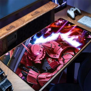 Bandai | Mouse Pad Mechanical Warrior Gundam Zaku II Gaming Mats PC Accessories Keyboard Pad HD Mouse Mat Rubber Mousepad Laptop Desk Mat