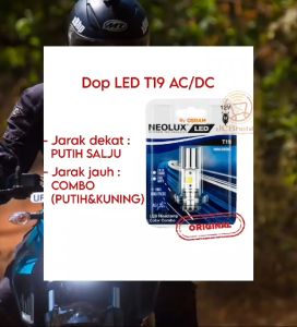 Dop Depan Bebek Matic T19 LED Original NEOLUX by OSRAM AC/DC