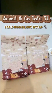 Animal&co tofu soya 7L pasir kucing cat litter animalnco Varian Pasir Kucing Anc Cat Litter Ramah Lingkungan - Lazada