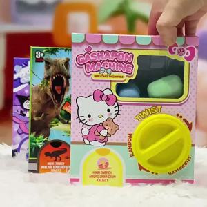 TOPTOY | Sanrio Hello kitty Kuromi Twisting Egg Machine Fun Capsule Lottery Decompression Toy Twisting Egg Action Figure Christmas Gifts