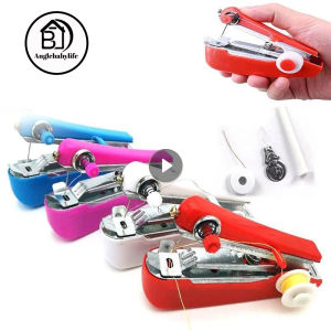 🔥HOT🔥Portable Mini Manual Sewing Machine Simple Operation Sewing Tools Sewing Cloth Fabric Handy Needlework Tool