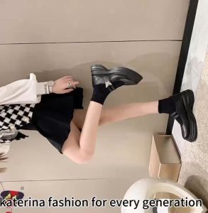 Katerina Fashion Korean Black Shoes Heeled For Women Adjustment Strap #928