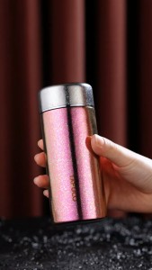 Bình giữ nhiệt mini gọn nhẹ TAFUCO 220ml/ 320ml chất liệu Titanium có lưới lọc trà giữ nhiệt 6-12 tiếng