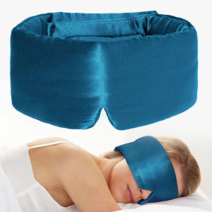 Adjustable Silk Sleep Mask for Side SleeperEye Mask Sleeping for Women Men 100% Pure Mulberry SilkSilk Eye Cover for Sleeping