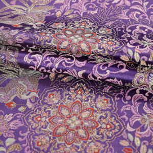 QINGPIN | Silk Brocade Fabric for DIY Hair Clips