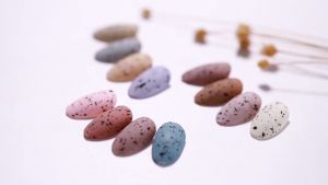 สีเจล ไข่นกกระทา สีไข่นกกระทา ใช้ได้กับสีพื้นทุกสี 15 ml. สีทาเล็บเจล